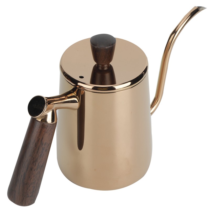 700ml Portable Stainless Steel Coffee Pot Long Gooseneck Spout Pour