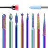 MelodySusie Diamond Bits Set Professional Grinding Body Grinding Head Nail