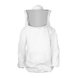 QWORK Beekeeper Suit Beekeeping Jacket with Veil for Professional Bee Bite Prevention