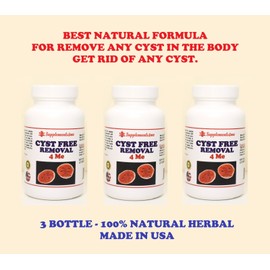 supplements4me REMOVAL CYST FREE - TO TREAT & PREVENT Made in USA - 120 capsules - 100% Herbal