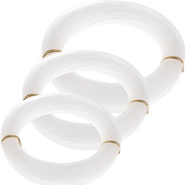 Nylon Monofilament Fishing Line Diameter 1.0mm 1.6mm 2.0mm, Clear Fishing Wire, Clear String for Hanging, Invisible Nylon Thread for Garland, Picture, Crafts, Decorations, Suitable for Beading Sewing