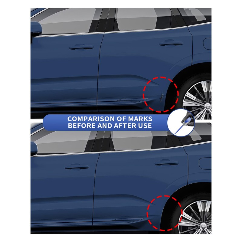 PARTS4EV Denim Blue Metallic(723) Touch Up Paint Repair Kit Compatible