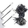 4.5" 500Pcs Hang Tag Fasteners Silks and Satin Strings Safety
