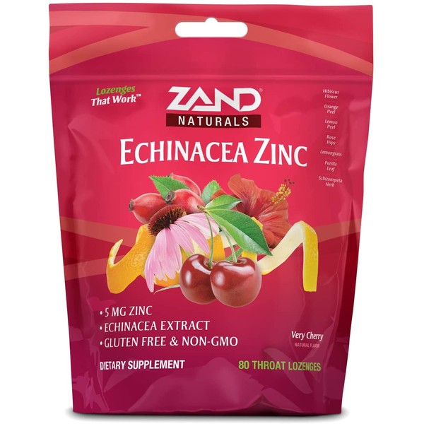 Zand HerbaLozenge Cherry Echinacea Zinc | 80 Lozenge