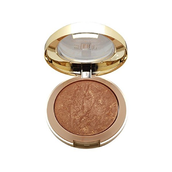 Milani Baked Bronzer, Glow [04] 0.25 oz (Pack of 3)