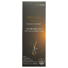 Nutricore Hairgrix Keranet hair nutrition 310 mg x 28 capsules 2 boxes / 뉴트리코어 헤어그릭스 케라넷 모발영양제 310 mg x 28캡슐 2박스
