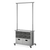 Whitmor Rolling Closet Organizer with Shelves & Drawers - Grey