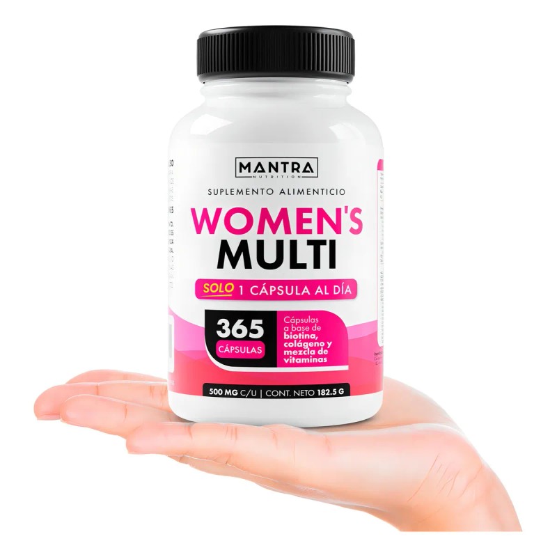 Multivitamínico De Mujer De 365 Cápsulas | Mantra Nutrition Sabor