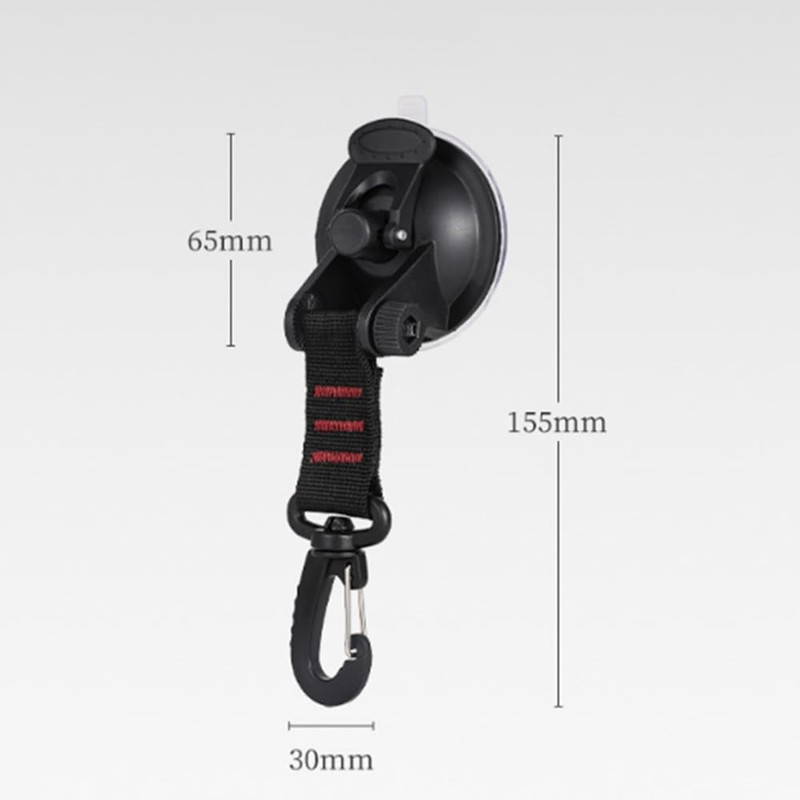 2 Suction Cup Hooks, Strong Suction Cups, For Camping, Tarp,