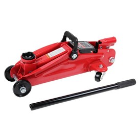 K Tool International 2 Ton Trolley Jack; Lifting Range 5-1/8" to 13", Heavy-Duty Steel Construction; KTI63103A