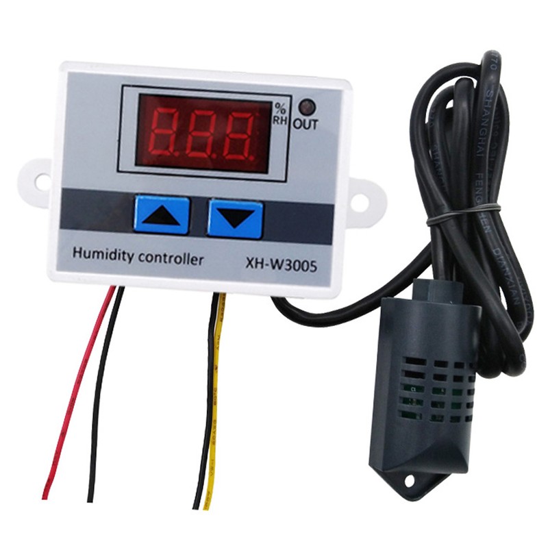 XH-W3005 Digital Humidistat Humidity Controller Regulator Hygrometer Indoor Outdoor Humidometer
