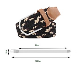 Liiqin Belt without holes, stretch belt women, fabric belt women's black, women's belt black, belt elastic, beige