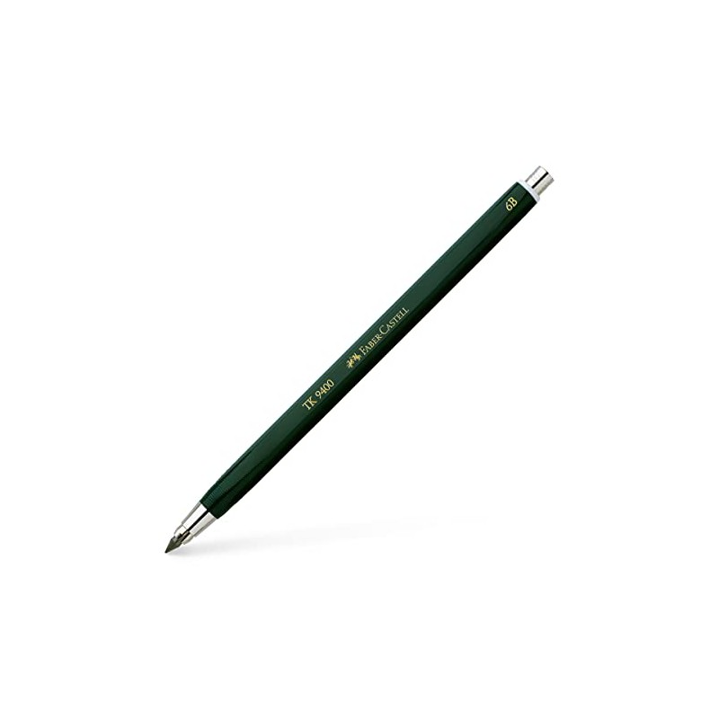 Faber-Castell TK 9400 6B - Lápiz mecánico (Negro)