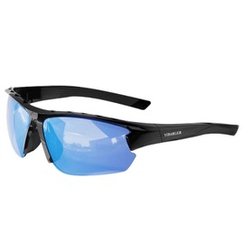 Yibarler Cycling Glasses Men Women Polarised Sports Glasses Sunglasses Sunglasses UV400 Protection Cycling Glasses TR90 Flexible Frame for Cycling Fishing Running Golf