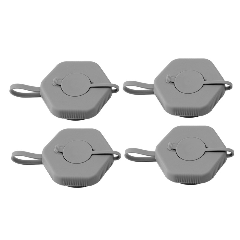 4pcs Leakage Proof Gallon Water Jug Lid Cover Replacement Reusable