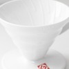 Hario V60 hand drip coffee dripper for 3~4 people (white)
