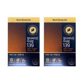 Nutrione Multivitamin Vitamin Mineral 139 60 tablets 2 boxes 4 months / 뉴트리원 멀티비타민 비타민 미네랄 139 60정 2박스 4개월