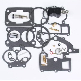 Mercruiser Marine MerCarb Carburator Rebuild Kit 2 BBL 3.0 4.3 5.0 5.7 EtOH Resistant Float, 3302-804844002 1389-9562A1 1389-9563A1 1389-9564A1 1389-9670A2 1389-806077A2 (with Float)