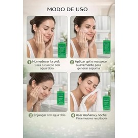 Exderm Pur Gel Dermolimpiador Limpiador Facial Purificante para Piel Normal a Mixta Control de Grasa Rostro Hipoalergénico Sin Parabenos 250 ml