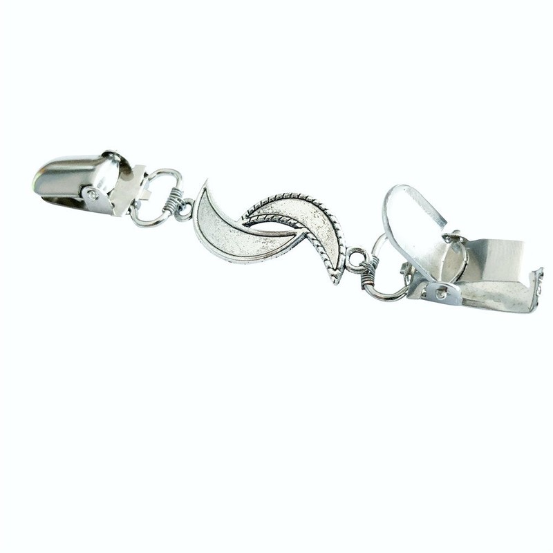 Cardigan Clip Pullover Chain RCA Clip Clothing Blouse Collar Brooch