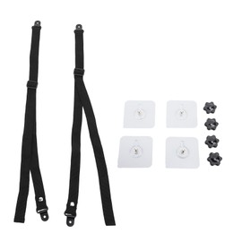 2Pcs Adjustable TV Safety Straps Adhesive Anti Tip Furniture Anchors for Baby Proofing Flat Screens Fix to Wall Cabinet Stand Desk