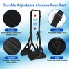 Joy Forserve 1 Set Foot Hammock for Plane Travel,Thickened 3D