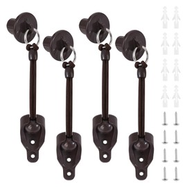 [Enmpnornb] Roller Shade Hardware coolaroo Replacement Parts Bungee Cords with Balls (Browm, 2 Set Bungee kit+end Cap)