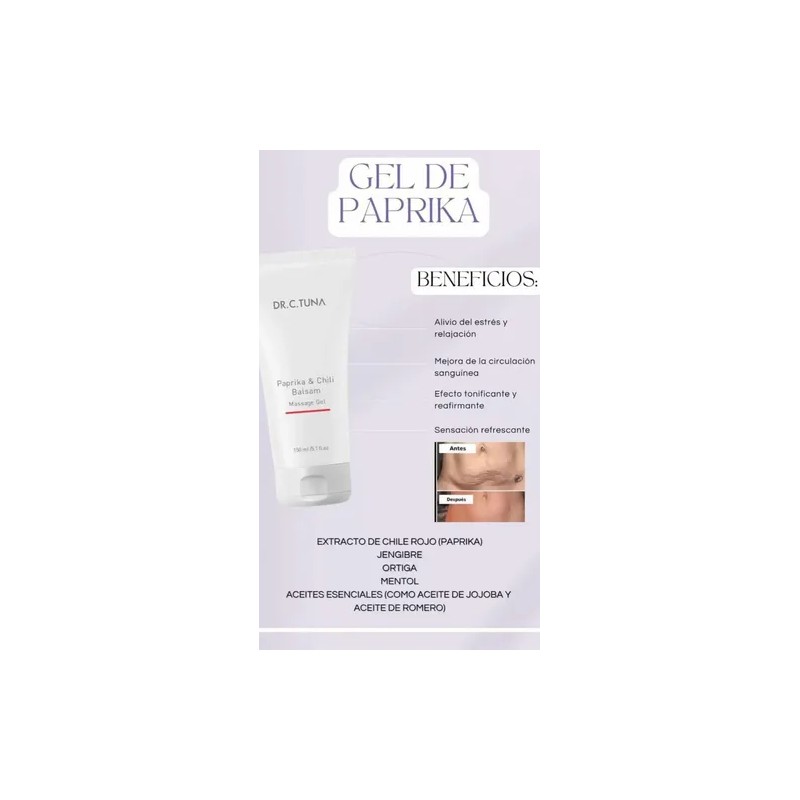 Pack De Gel Masaje Paprika + Gel Masaje Castaño De