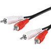 Pencilupnose 2RCA to 2RCA Cable 1m, 2 RCA Male to