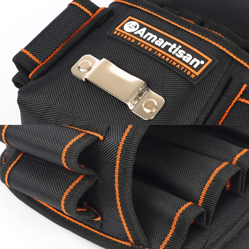AMARTISAN Tool Pouch with Belt Clip Electrician Tool Belts Multi-functional