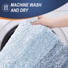 OLANLY 30-inch Round Bathroom Rugs, Extra Soft and Absorbent Microfiber