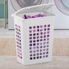 Sterilite 4-Pack LiftTop, Laundry Hamper for Clothes, Tall and Rectangular