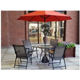 Unbranded 1500-Watt Umbrella Base Electric Patio Heater Outdoor Black