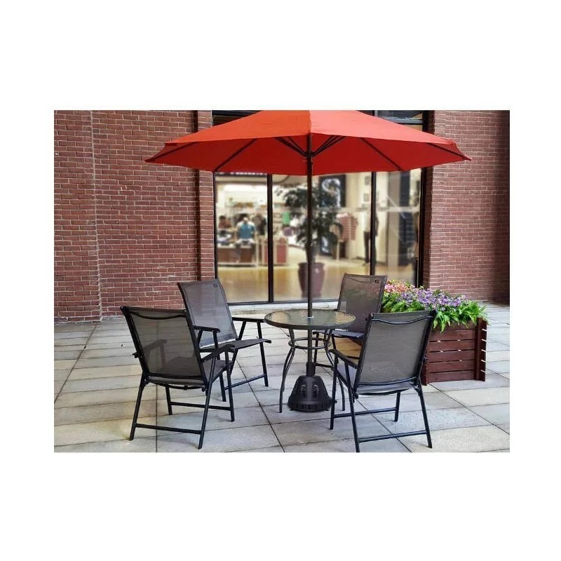 Unbranded 1500-Watt Umbrella Base Electric Patio Heater Outdoor Black