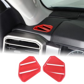 Aunginsy Car Dashboard Side Air Outlet Frame Compatible with Toyota Tundra/Sequoia 2022-2023 Center Console Dashboard Air Vent Air-Conditioner Wind Outlet Frame Decorative Cover Trim ABS Accessories