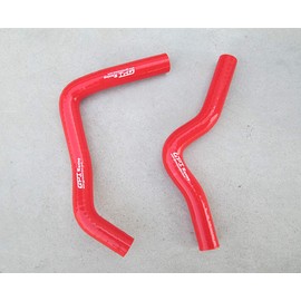 Silicone Radiator Hose for Suzuki RM85 RM 85 2002-2015 2003 2004 2005 2006 07 08 (Red)