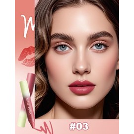 Erinde Lápiz Labial Mate, Delineador Labial Cremoso de Larga Duración, 3                                                                              