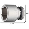 TONE Impact Socket 4NV-26 Insertion Angle 1/2 inch (12.7 mm)