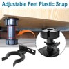 FULHANY Skirting Board Clips, 20 Pieces, Skirting Board Kitchen, Skirting
