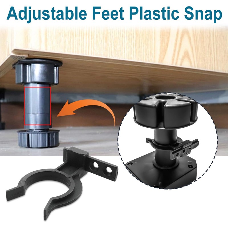 FULHANY Skirting Board Clips, 20 Pieces, Skirting Board Kitchen, Skirting