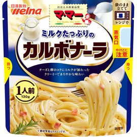 Ma Ma Carbonara with Full Milk, 5.6 oz (130 g) x 5 Bags
