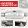 KEEPDSGN 2.5'' Car Catalytic Converter EPA Stainless Steel 3.7L 4.7L
