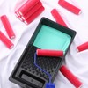 Leumoi 24 Pcs 4 Inch Mohair Paint Roller Covers 3/16"