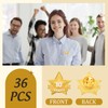 Remuuly 36 Pcs Year Service Award Star Lapel Pins Year
