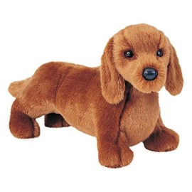 Douglas Realistic 12 Inch Dachshund Plush Toy Gretel Soft Cuddly Dog Figure