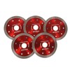 marddpair 5Pcs 4 Inch Diamond Porcelain Saw Blades Ceramic Cutting