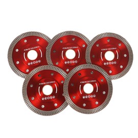 marddpair 5Pcs 4 Inch Diamond Porcelain Saw Blades Ceramic Cutting Disc Wheels for Cutting Ceramic Tile Porcelain Granite Marbles