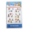 Pup Patrol Temporary Tattoos - 96 Count