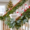 Solsew 12 Pcs Christmas Garland Ties Decorative Garland Twist Ties