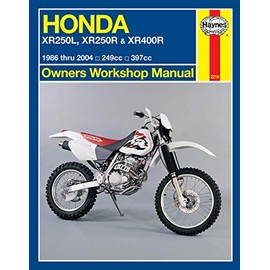 Honda XR250L, XR250R & XR400R 1986 thru 2004: 249cc, 397xx